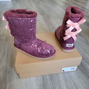 UGG Kids Bailey Bow Moon and Stars Boot